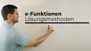 Exponentialgleichung lösen eFunktion Logarithmieren  Mathe by Daniel Jung [upl. by Henriques]