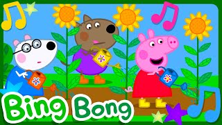 Peppa Pig  Bing Bong Garden Song Official Music Video [upl. by Ainat443]