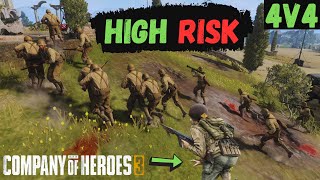 Ranger Combo Push  4v4  Company of Heroes 3 [upl. by Del]