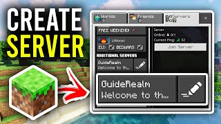 How To Make A Minecraft Bedrock Server For Free  Full Guide [upl. by Kucik]