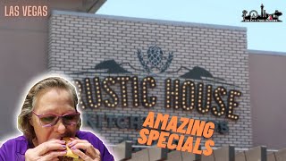 Hidden LAS VEGAS RESTAURANT with AMAZING Daily Specials Rustic House [upl. by Tare]