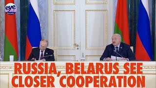 Putin amp Lukashenko Russia amp Belarus working more and more closely in all fields [upl. by Orelle]