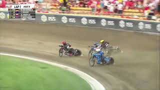 Tai Woffinden crash SGP Gorzow 2024 [upl. by Amerigo]