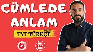 CÜMLEDE ANLAM Full 📌 TYT Türkçe 2023 Deniz Hoca PDF 📘📕 [upl. by Eniamert479]