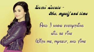 Demi Lovato  Me myself and time  Lyrics on the screen 720p [upl. by Anirroc17]