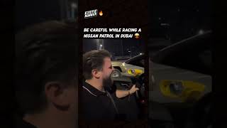 Be careful when racing Nissan Patrols in Dubai [upl. by Garling]