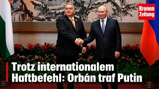 Trotz internationalem Haftbefehl Orbán traf Putin  kronetv NEWS [upl. by Kezer840]