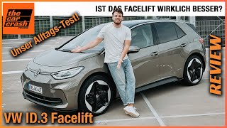 VW ID3 im Fahrbericht 2023 Unser Alltags Test mit dem Elektro Facelift Review  Preis  Preis [upl. by Myrna]