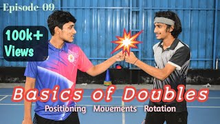 Basics of Doubles Malayalam Badminton Tutorial Series09 by Mazin Mohammed A [upl. by Anastasius]