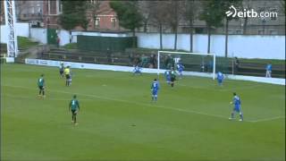 El Sestao supera al Bilbao Athletic en Las Llanas [upl. by Lenehc]