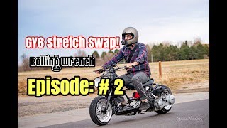 EPISODE 2 stretched Honda Ruckus build [upl. by Aiykan]