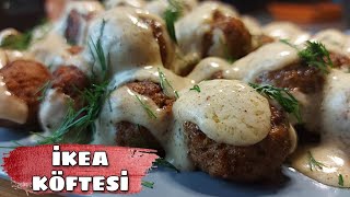 IKEA KÖFTESİ TARİFİ 👌 İSVEÇ KÖFTESİ NASIL YAPILIR 🔝 KOLAY YAPIMI👌SWEDISH IKEA MEATBALL RECIPE [upl. by Tiffie]