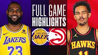 LAKERS at HAWKS  FULL GAME HIGHLIGHTS  January 30 2024 [upl. by Jermain489]