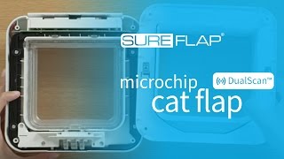 Replacing the door on your SureFlap DualScan Microchip Cat Flap [upl. by Aliuqet]