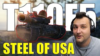 American HEAVY with Armor amp Precision T110E5  World of Tanks [upl. by Charissa533]