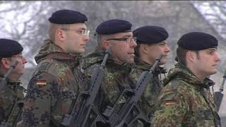 Des soldats allemands sinstallent en Alsace [upl. by Wye]