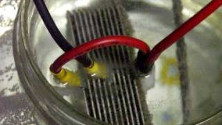 HHO high voltage DC test with ss wall plates 1 [upl. by Aisile20]