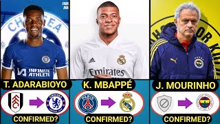 HERE WE GONew CONFIRMED and RUMOUR Summer Transfers News 2024Mbappé to real Madrid 🤪💥FTAdarabioyo [upl. by Charlotta]