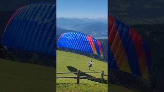 Paragliding launch in Werfenweng paragliding parapente [upl. by Rushing714]