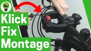 Klickfix Montage ✅ GENIALE ANLEITUNG Wie Lenkeradapter für Fahrradkorb amp Tasche Vorne Befestigen [upl. by Hazem332]