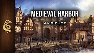 Medieval Harbor  Medieval Ambience  1 Hour dnd [upl. by Arehs]