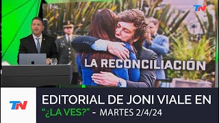 Editorial de Joni Viale quotLa Reconciliaciónquot en quot¿La Ves Martes 2424 [upl. by Selmore]