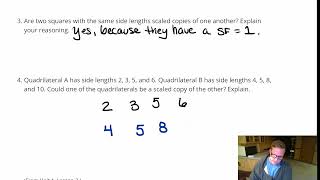 Unit 1 Lesson 5 Practice Problems 7th Grade Illustrative Math IM 715 [upl. by Spense]