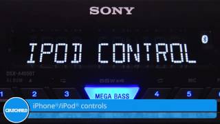 Sony DSXA400BT Display and Controls Demo  Crutchfield Video [upl. by Diane]