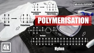 Polymerisation  Addition Polymerisation and Condensation Polymerisation [upl. by Leasia]