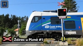 Železniční přejezd ▪ Ždírec u Plzně 1  1162023 [upl. by Angrist616]