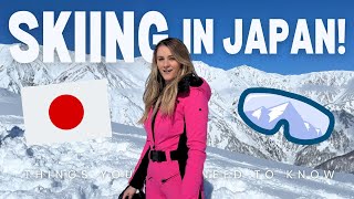 SKIING IN JAPAN Things You Need to Know  Hakuba Travel Vlog [upl. by Samara]