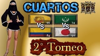 2° Torneo  Cuartos  Geaf Argento vs VurtuneTiger Age of Empires 3 Wars of Liberty [upl. by Hardden]