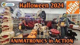 Home Depot Halloween Decor 2024  Home Depot Halloween 2024 ANIMATRONICS in ACTION  Halloween 2024 [upl. by Eberhard]