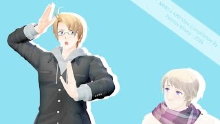 MMD x APH Vine and Meme Compilation  Patricia kirana 2016 Happy New Year 2017 [upl. by Lalitta]