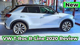 VW TRoc RLine 2020 Review Interior Exterior [upl. by Valerian]