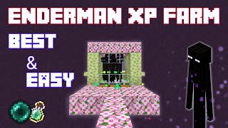 Best amp Easy Enderman Xp Farm In Minecraft PeBedrock 120  Enderman Xp Farm [upl. by Enilram]