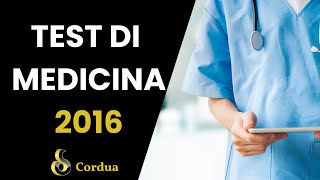 Test Medicina 2016  Commento LOGICA e CULTURA [upl. by Mikael]