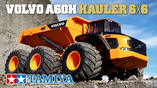 【Tamiya 58676】124 RC Volvo A60H Hauler 6×6 G601 Chassis  124 遙控車 沃爾沃 A60H 6x6 搬運車 G601 底盤 [upl. by Galateah]