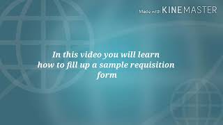 How to Complete a Requisition Form [upl. by Ligriv112]