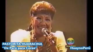 Pastorita Huaracina canta en idioma Coreano [upl. by Weslee]