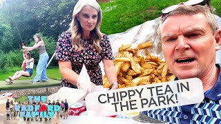 Chippy Tea In The Park 😋  The Radford Family [upl. by Coheman]