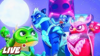 Here Come The PJ Riders  PJ Masks LIVE 247 🔴  Kids Cartoon  Video for Kids pjmasks [upl. by Barstow]