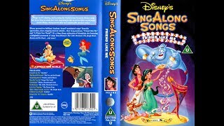 Sing Along Songs  Friend Like Me UK VHS 1994 [upl. by An]