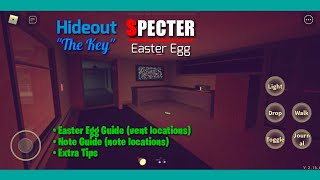 Hideout  quotThe Keyquot Easter Egg Guide  Roblox Specter 215 [upl. by Lew]