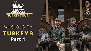 Courtney Outdoors Turkey Tour 2021  Ep 4 Music City Turkeys Part 1 [upl. by Ainessey837]