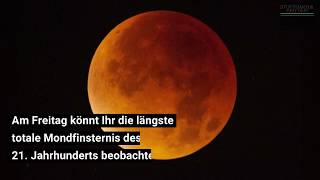 Totale Mondfinsternis  Blutmond über Stuttgart [upl. by Lleirbag]