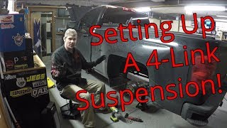 Setting up a 4link drag suspension Pinion Preload Instant Center [upl. by Wassyngton]