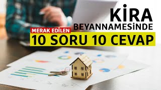 Kira gelirinde 21 bin TL detayı İşte kira beyannamesinde merak edilen 10 soru 10 cevap [upl. by Arehsat773]