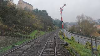 Führerstandsmitfahrt Limburg  GießenBergwald Lahntalbahn [upl. by Litman468]