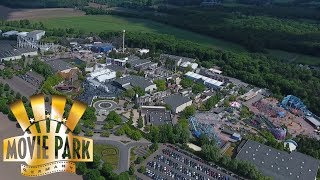 MOVIE PARK GERMANY im Wandel der Zeit  Der Film Freizeitpark in Deutschland  Ride Review [upl. by Tillion]